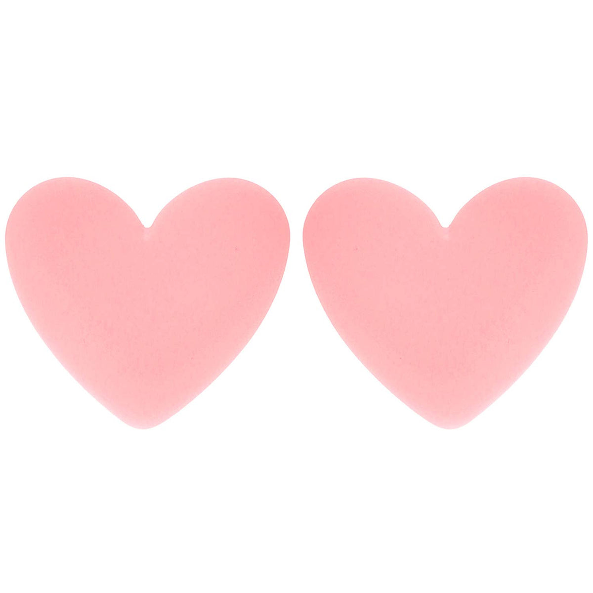 Heart Enamel Valentines Day Stud Post Earrings