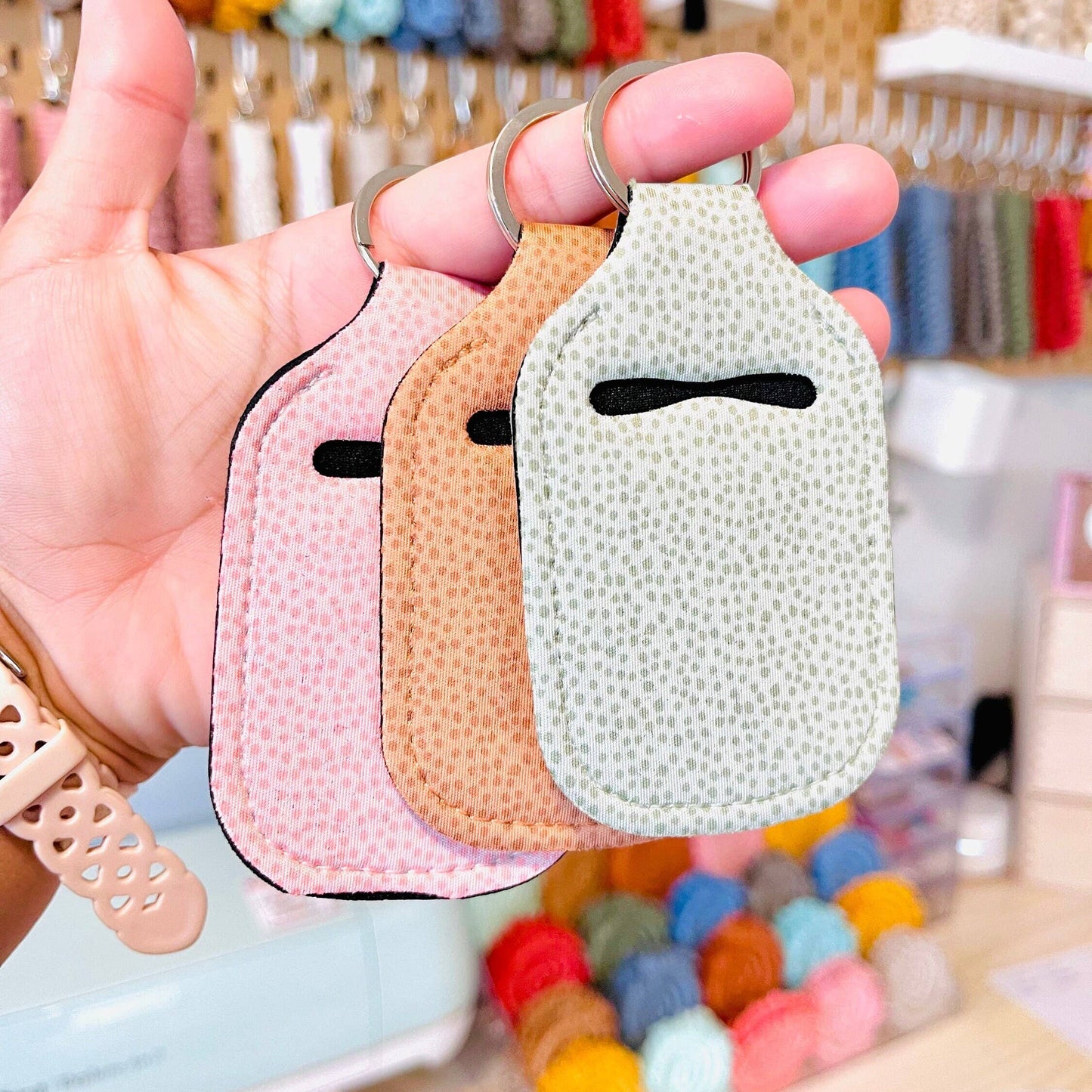 Hand Sanitizer Holder Keychain | Keychain Accessory