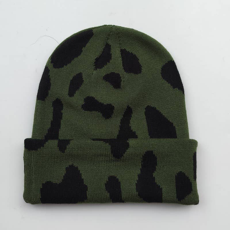 Cow beanie cuffed beanie