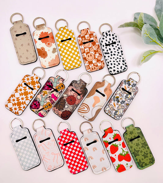 Chapstick Holder Keychain | Trendy Accessory