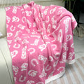 Cozy Checkerboard Western Cowboy Throw Blanket