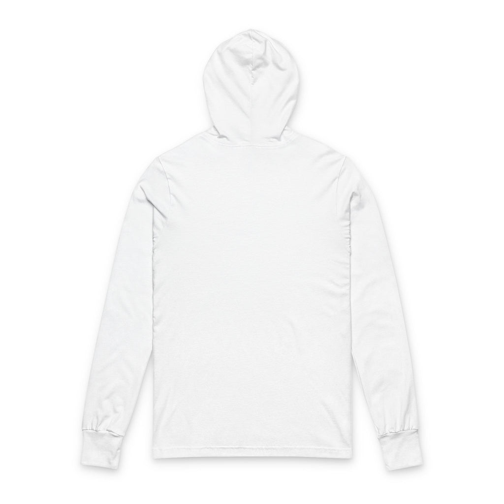 Lone Eagle Mentality Hooded Long Sleeve Tee — Inspirational Eagle Graphic