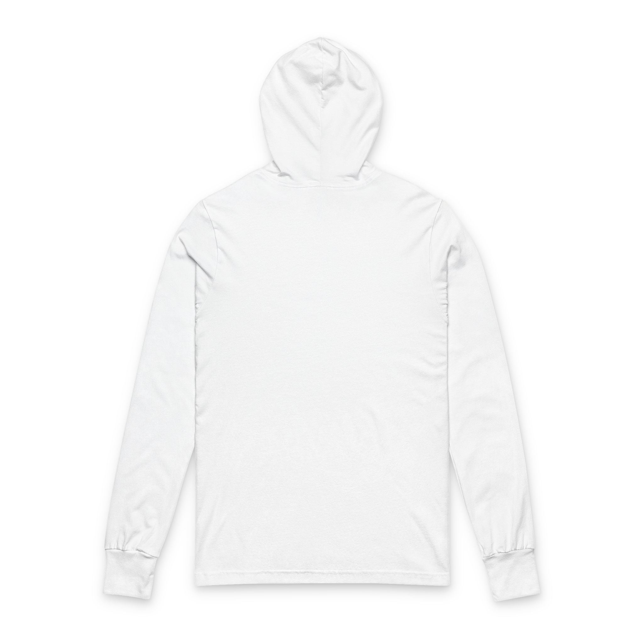 Lone Eagle Mentality Hooded Long Sleeve Tee — Inspirational Eagle Graphic