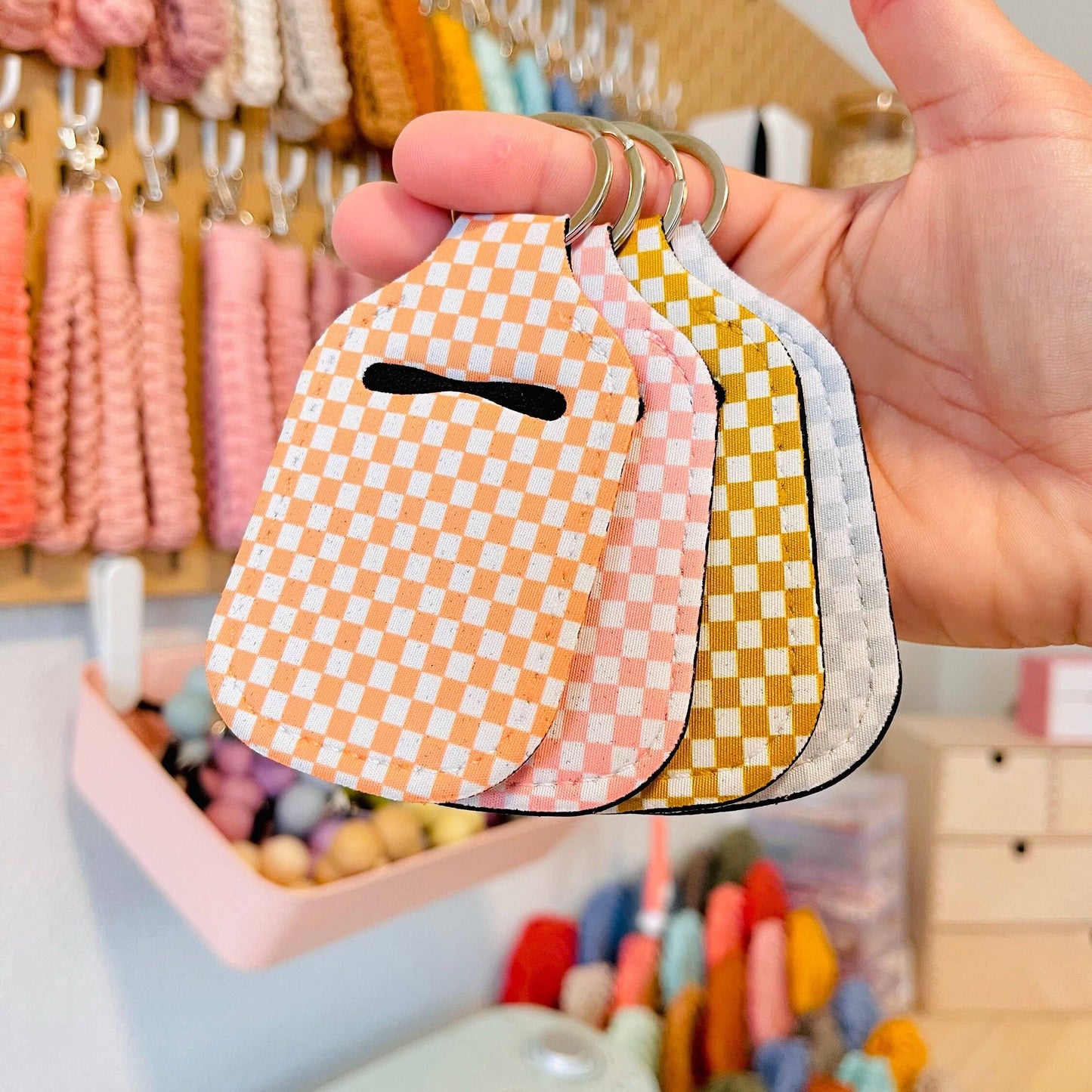Hand Sanitizer Holder Keychain | Keychain Accessory