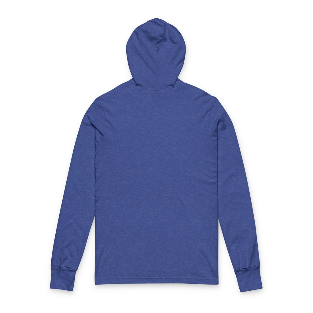Lone Eagle Mentality Hooded Long Sleeve Tee — Inspirational Eagle Graphic