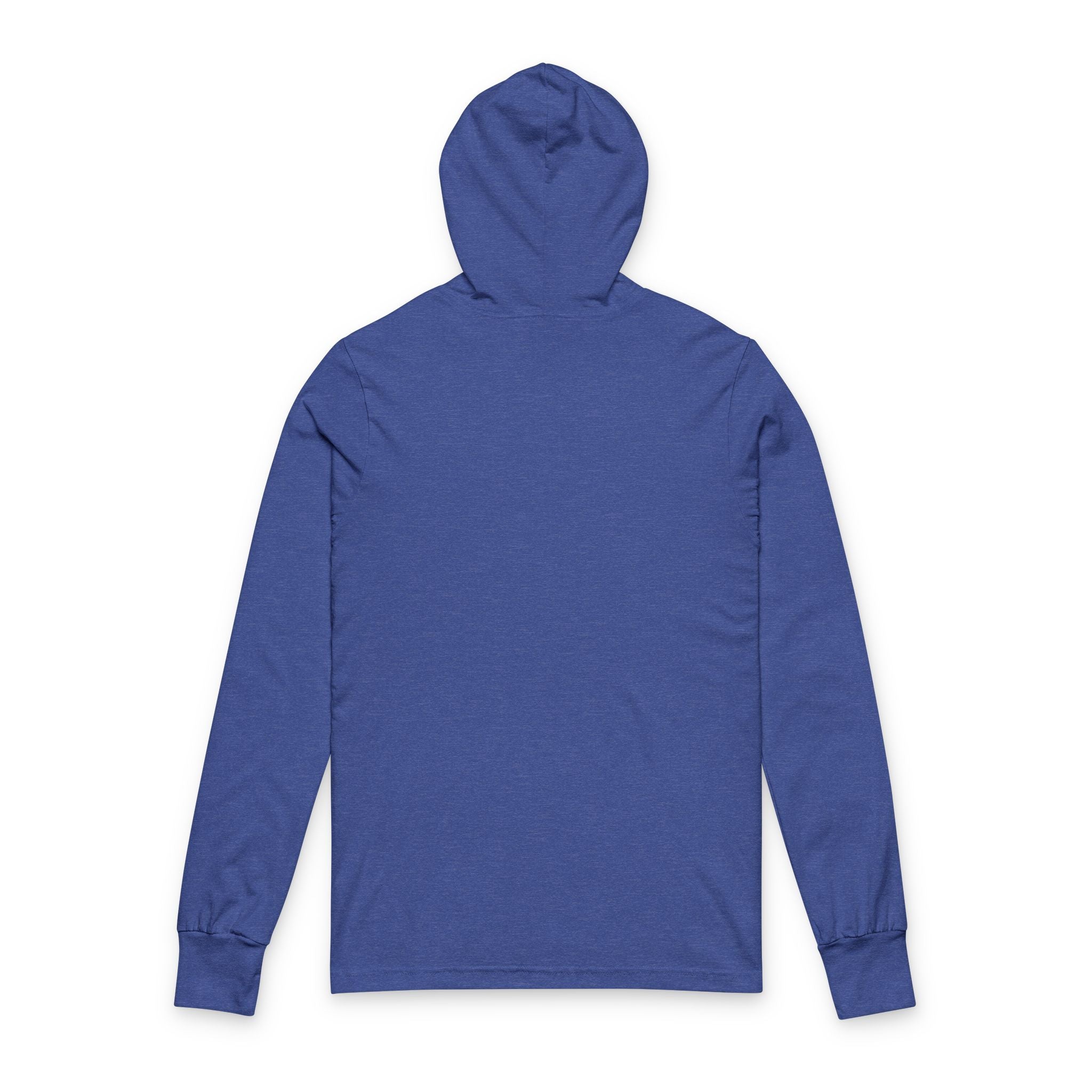 Lone Eagle Mentality Hooded Long Sleeve Tee — Inspirational Eagle Graphic