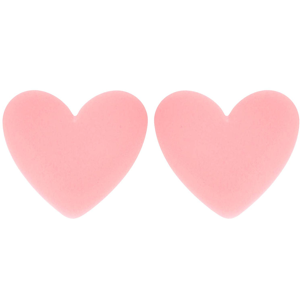 Heart Enamel Valentines Day Stud Post Earrings