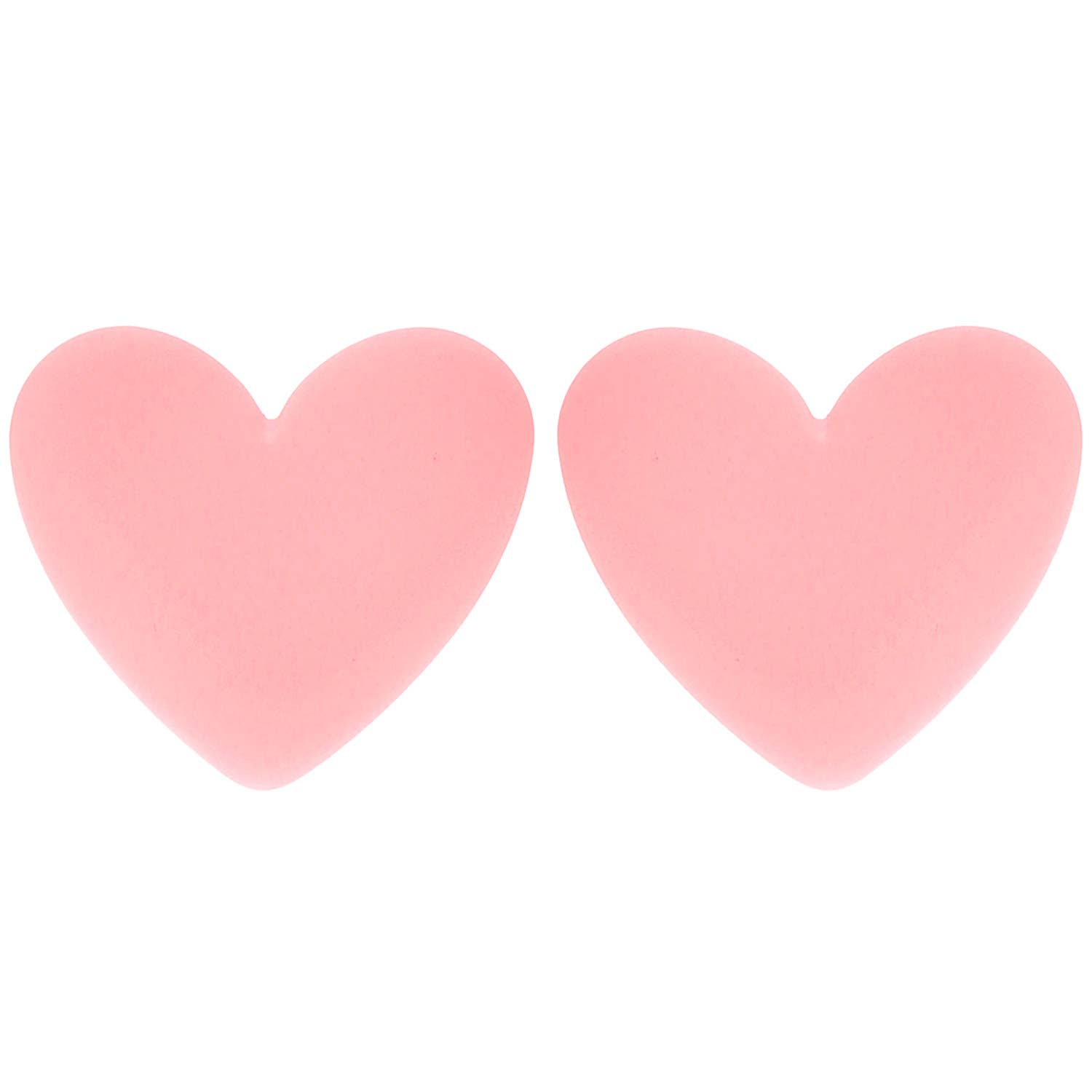 Heart Enamel Valentines Day Stud Post Earrings