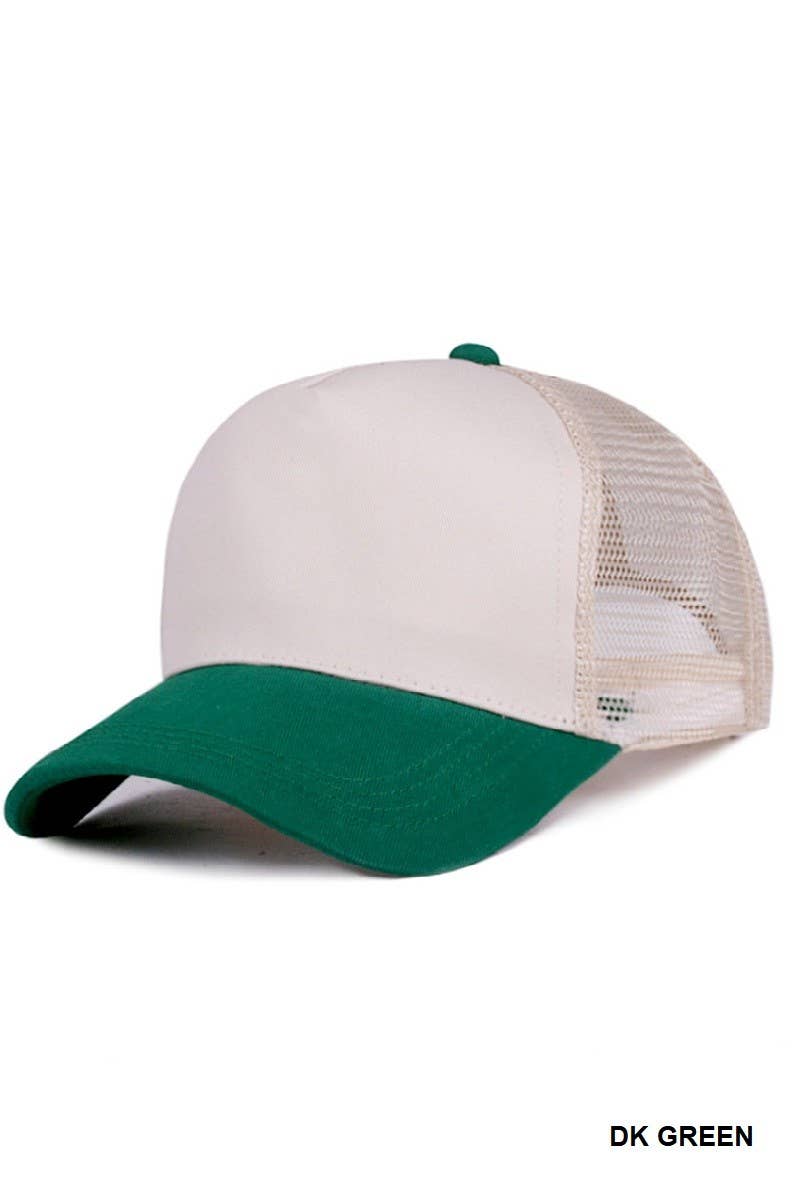 Colorblock Classic Mesh Back Trucker Cap