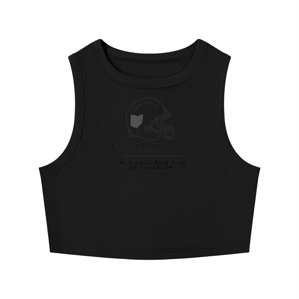 Women's Tight Crewneck Crop Tank Top