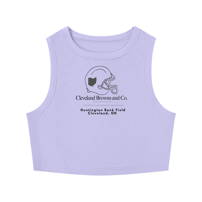 Women's Tight Crewneck Crop Tank Top
