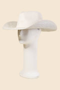 Western Studded Rhinestone Brim Cowboy Hat