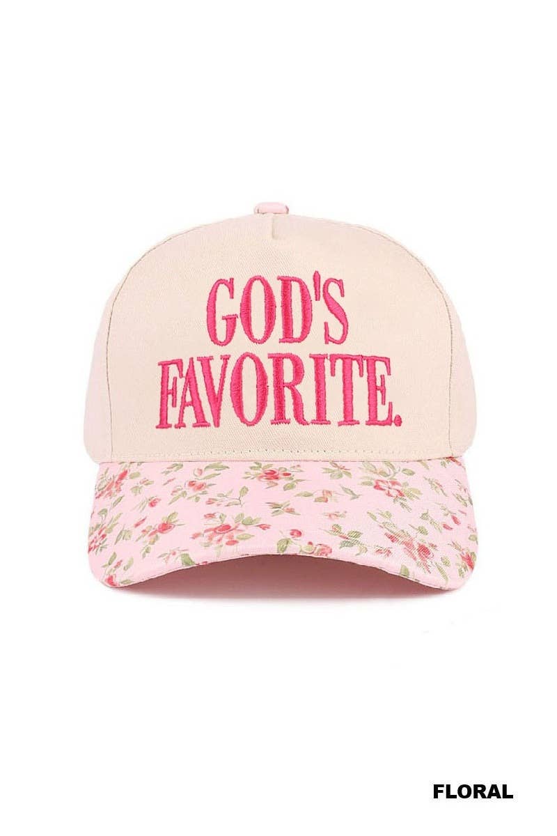 God's Favorite Two Tone Canvas Cotton Cap