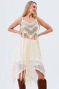 Tassel Fringe Crochet Tops: Bold Styling Cover-Up