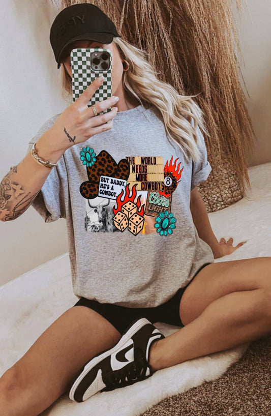 BUT DADDY HE’S A COWBOY COLLAGE (DTF JERZEE)