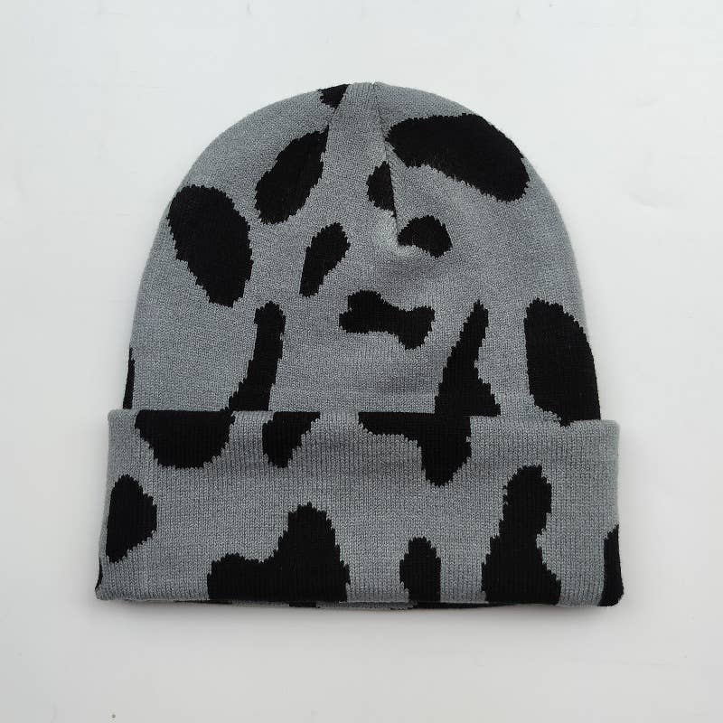 Cow beanie cuffed beanie