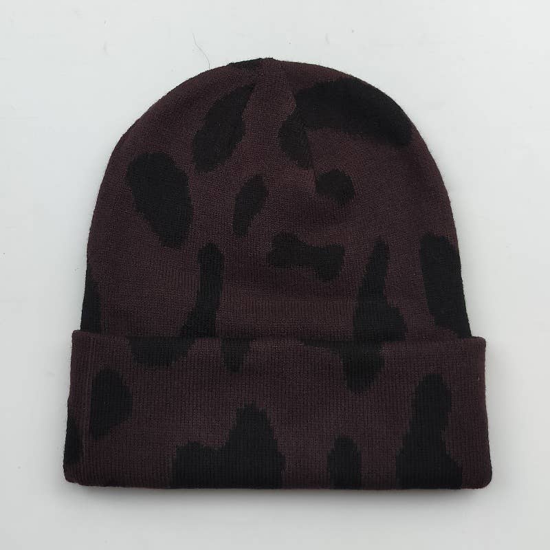 Cow beanie cuffed beanie