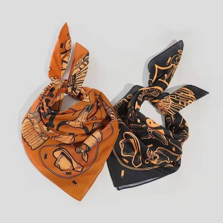 Wild West Vintage Western Cowboy Bandana Motorcycle scarf