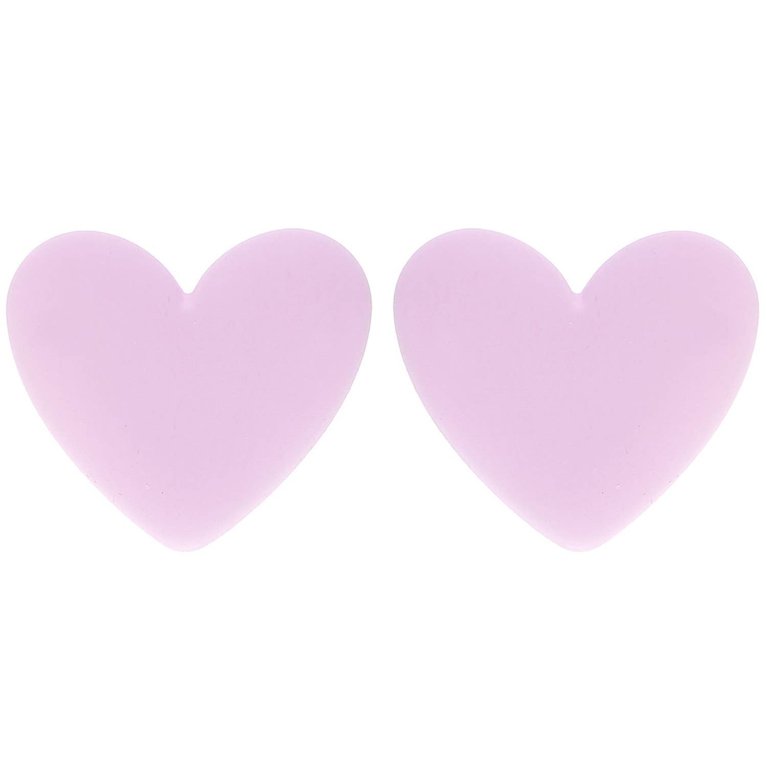Heart Enamel Valentines Day Stud Post Earrings