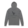 Lone Eagle Mentality Hooded Long Sleeve Tee — Inspirational Eagle Graphic