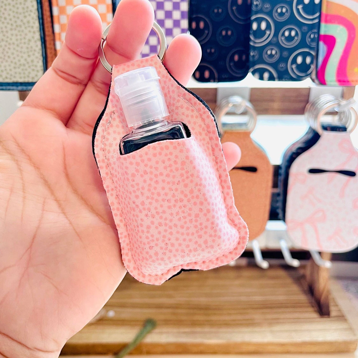 Hand Sanitizer Holder Keychain | Keychain Accessory