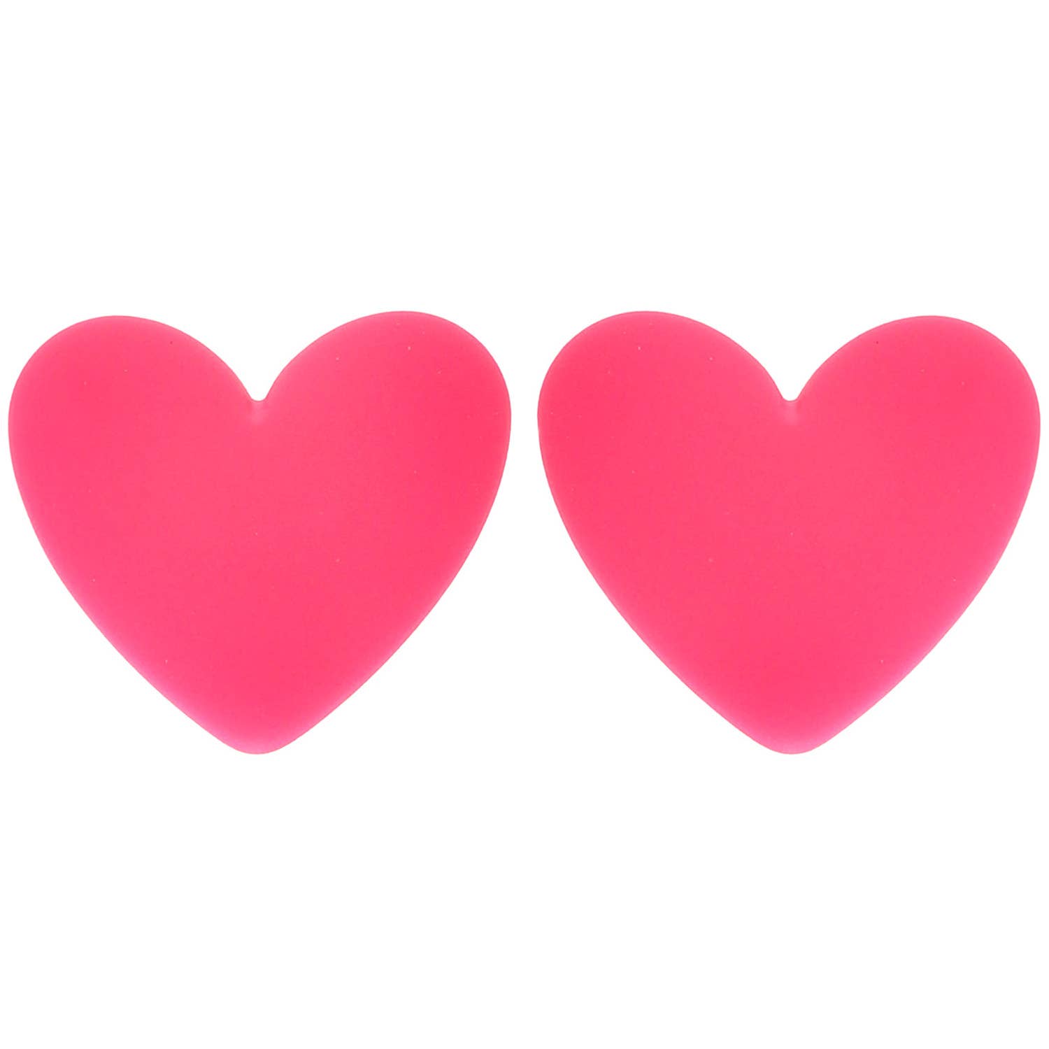 Heart Enamel Valentines Day Stud Post Earrings