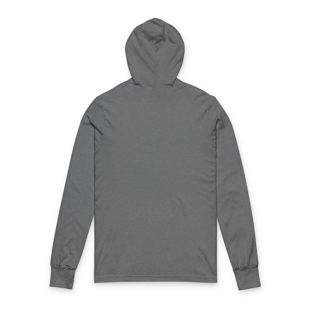 Lone Eagle Mentality Hooded Long Sleeve Tee — Inspirational Eagle Graphic