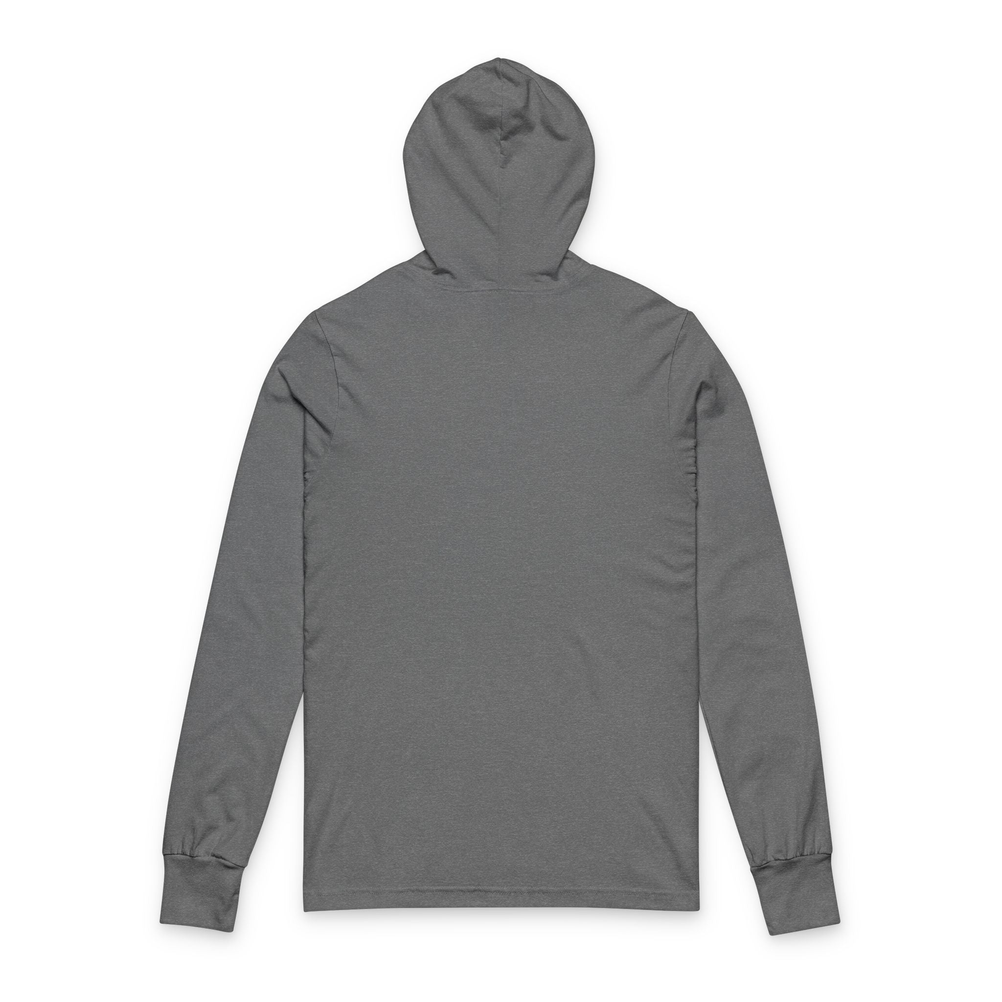 Lone Eagle Mentality Hooded Long Sleeve Tee — Inspirational Eagle Graphic