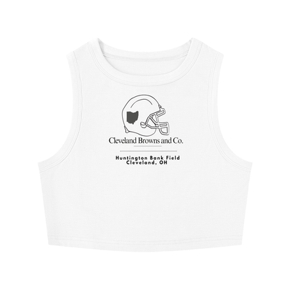 Women's Tight Crewneck Crop Tank Top
