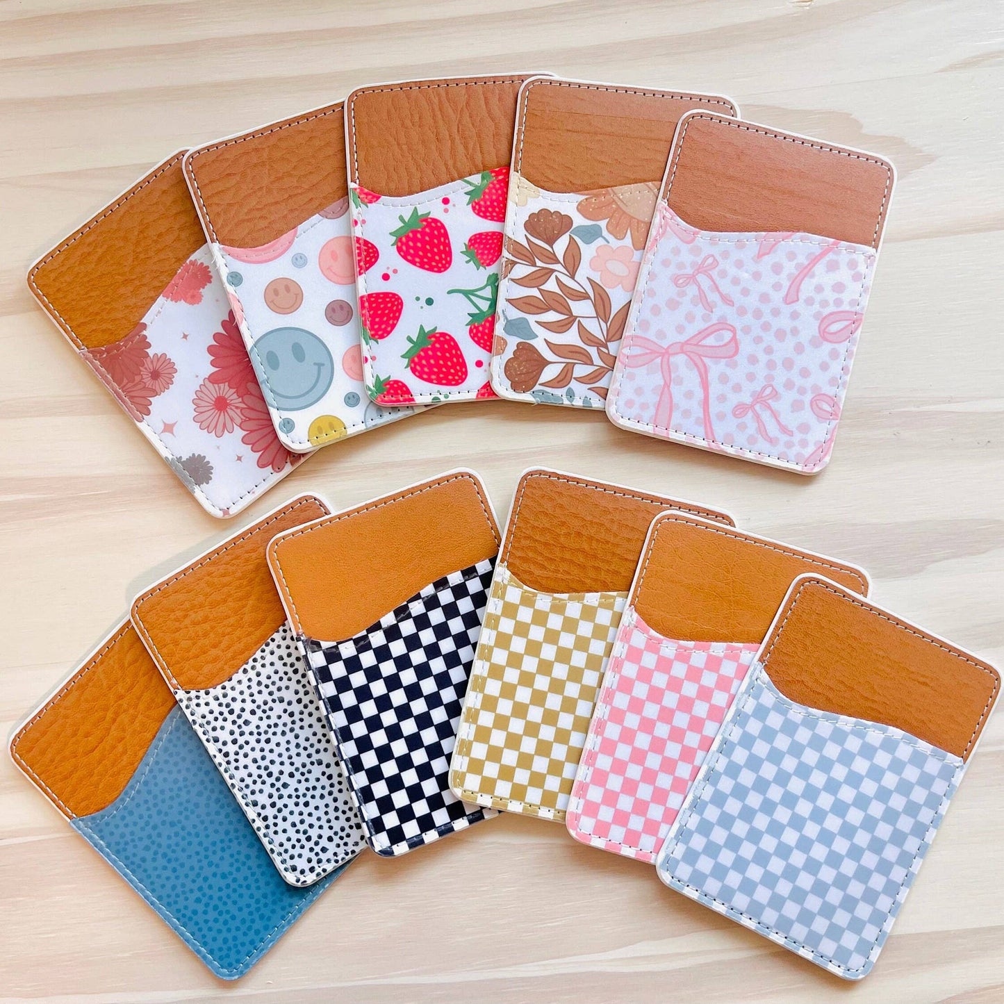 Phone Wallet Card Holder | Trendy Patterns | Floral