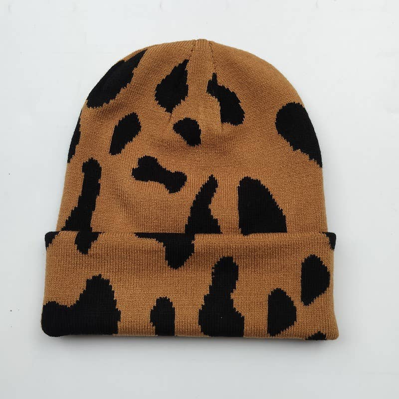 Cow beanie cuffed beanie