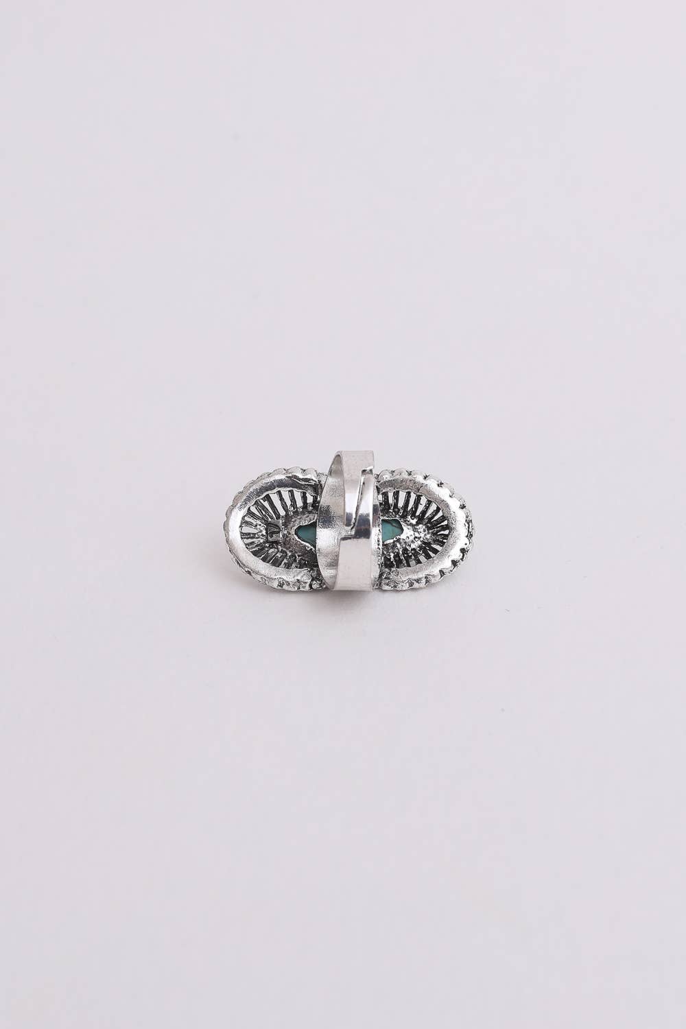 Marquise Western Adjustable Turquoise Ring