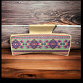 Turquoise Aztec Print Hair Clip