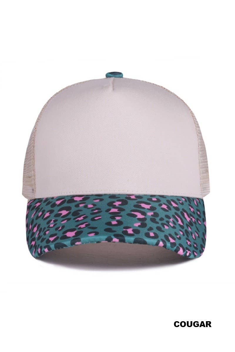 Colorblock Classic Mesh Back Trucker Cap