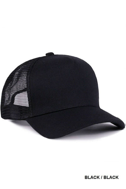 Colorblock Classic Mesh Back Trucker Cap