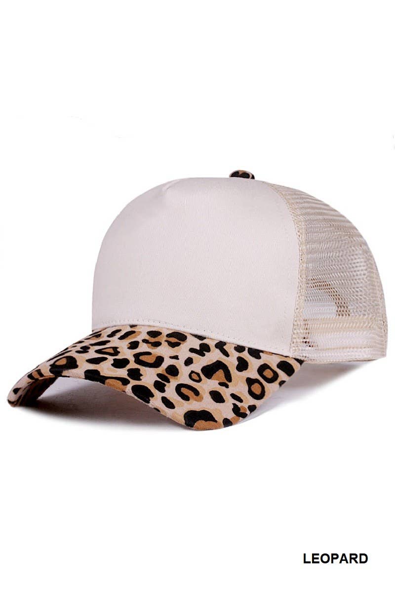 Colorblock Classic Mesh Back Trucker Cap