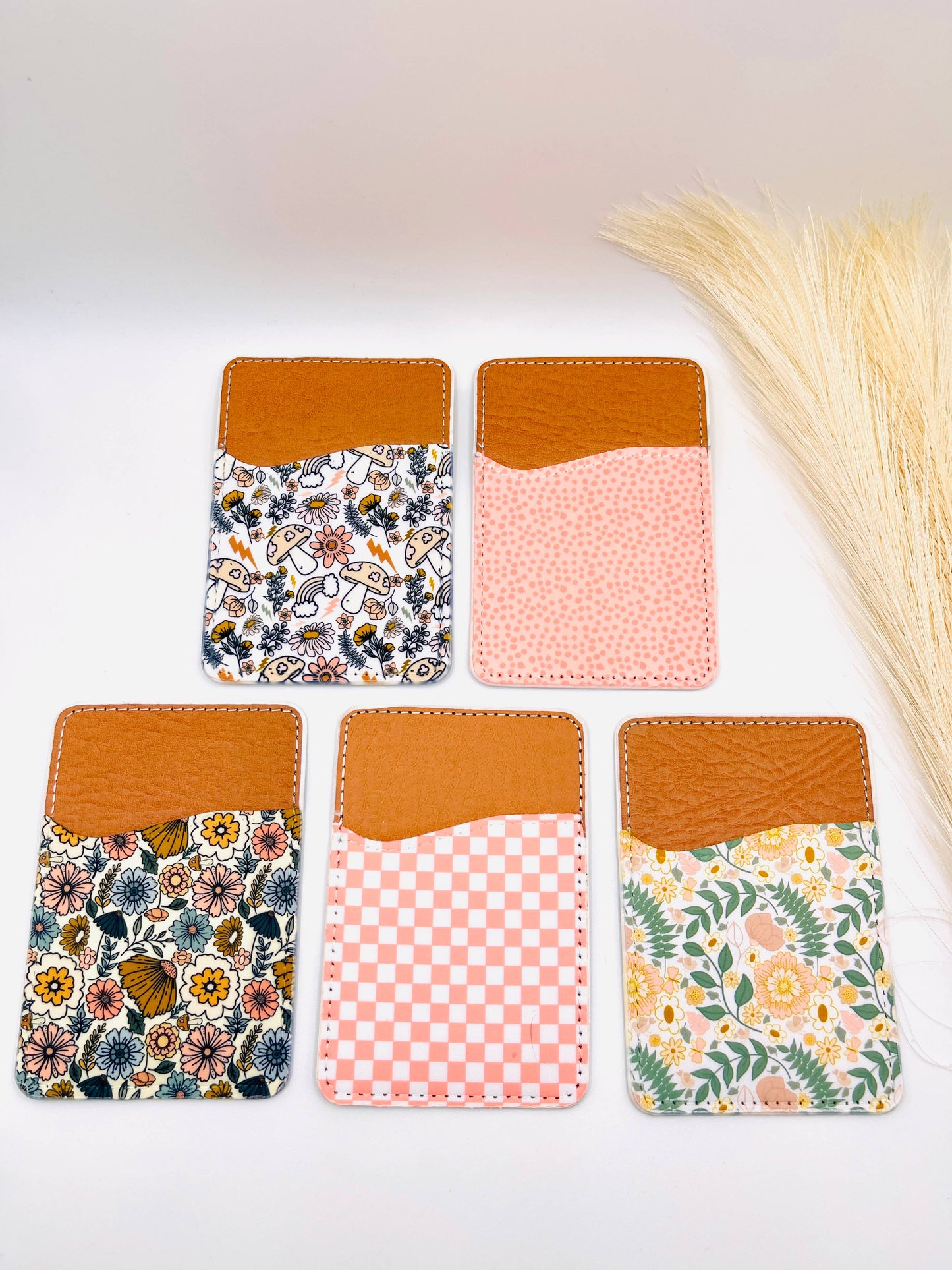 Phone Wallet Card Holder | Trendy Patterns | Floral
