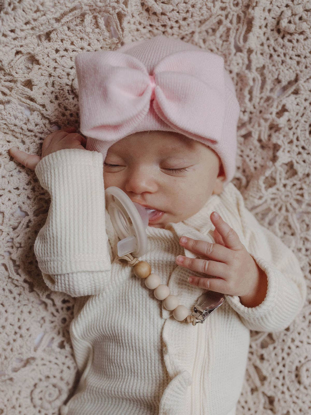 Baby's First Hat®, Petal Pink Bow