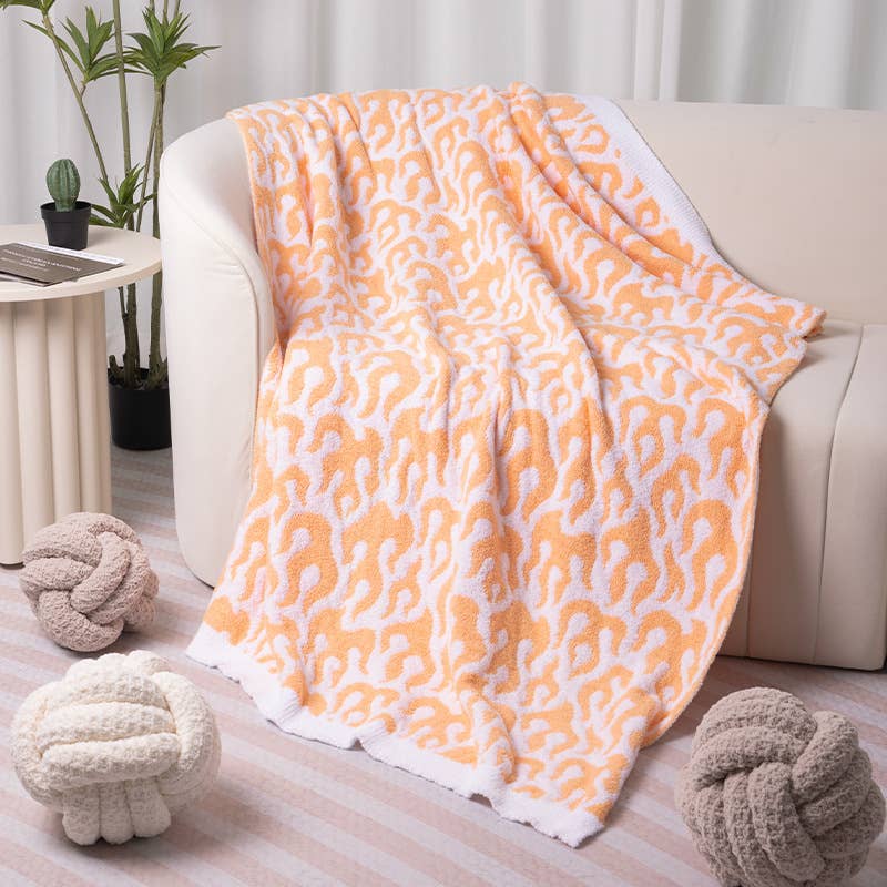 Cozy Checkerboard Western Cowboy Throw Blanket