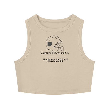Women's Tight Crewneck Crop Tank Top