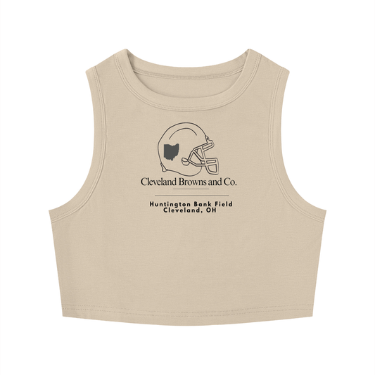 Women's Tight Crewneck Crop Tank Top