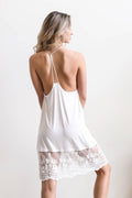 🖤 Versatile T-Back Lace Midi Slip in Three Colors