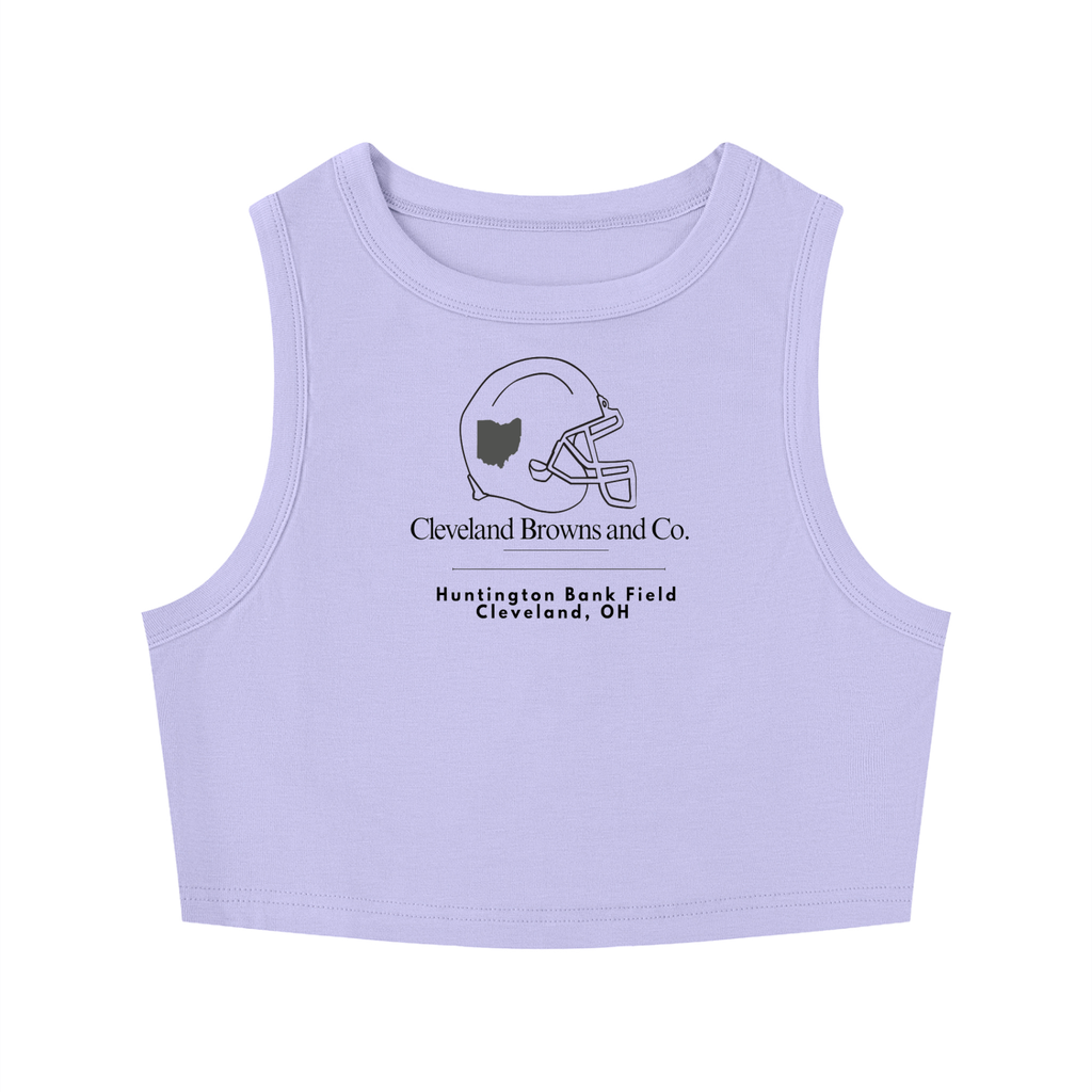 Women's Tight Crewneck Crop Tank Top