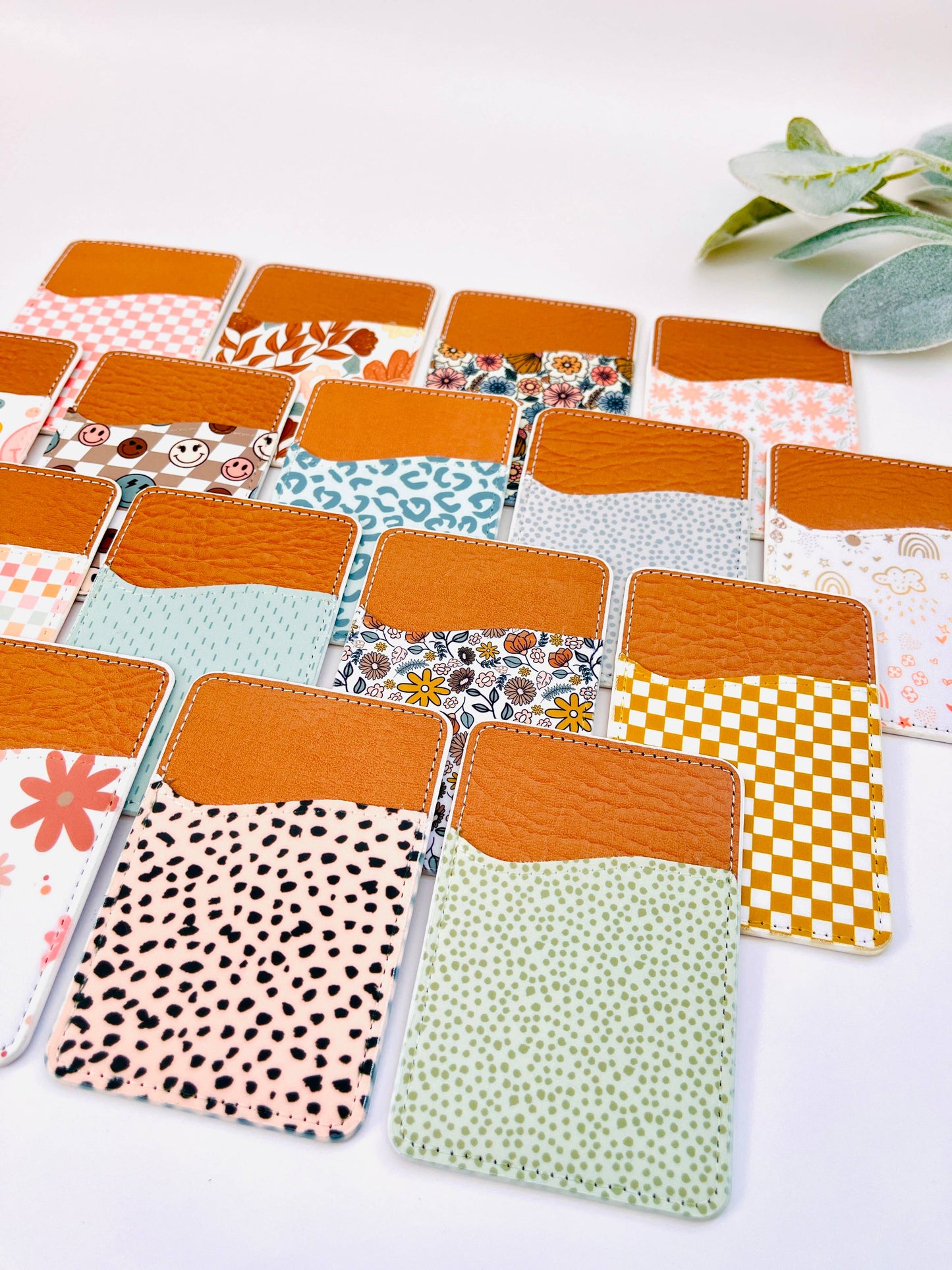 Phone Wallet Card Holder | Trendy Patterns | Floral