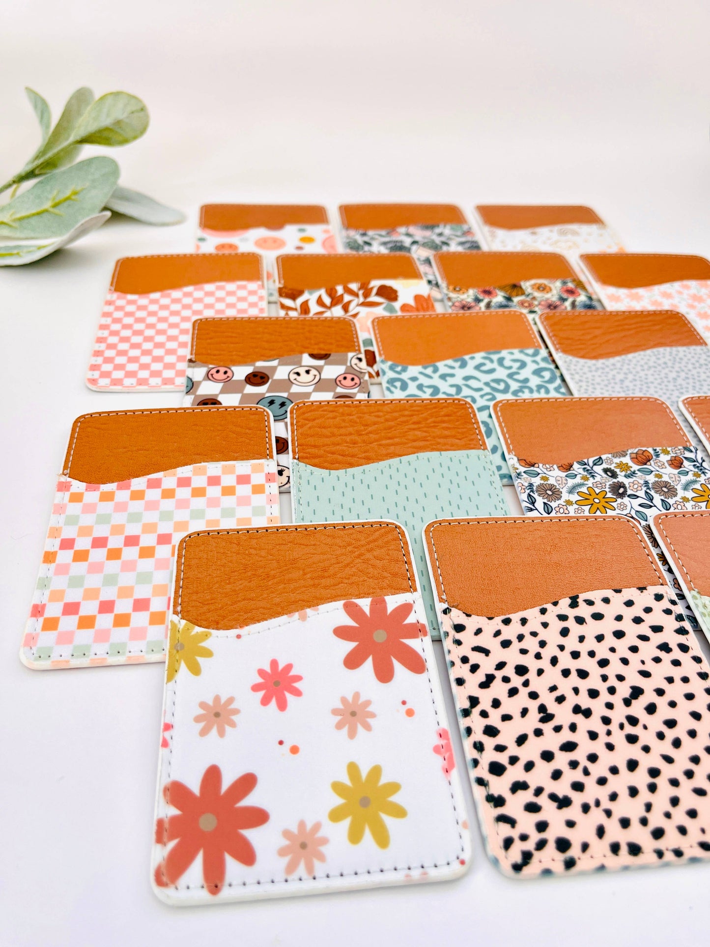 Phone Wallet Card Holder | Trendy Patterns | Floral