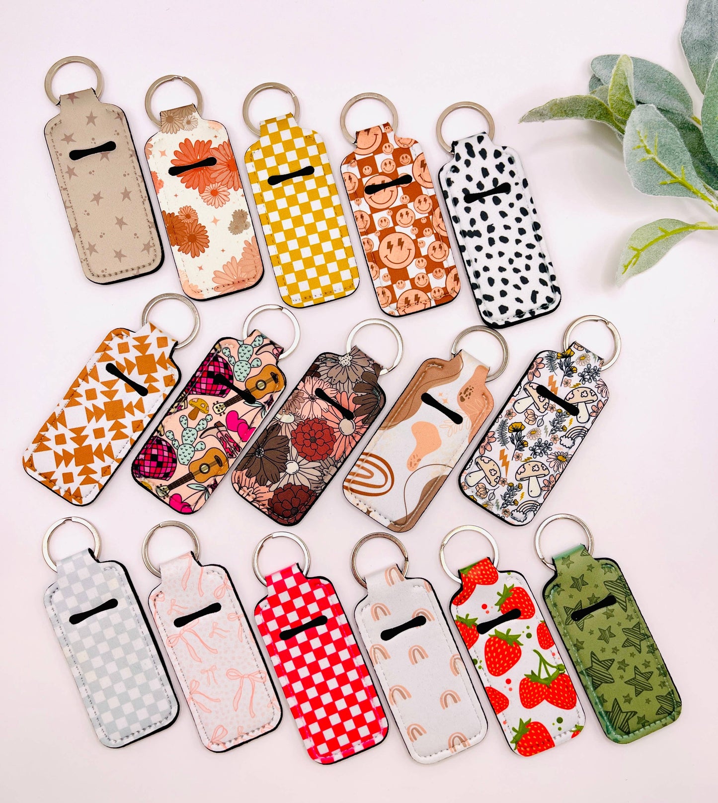 Chapstick Holder Keychain | Trendy Accessory