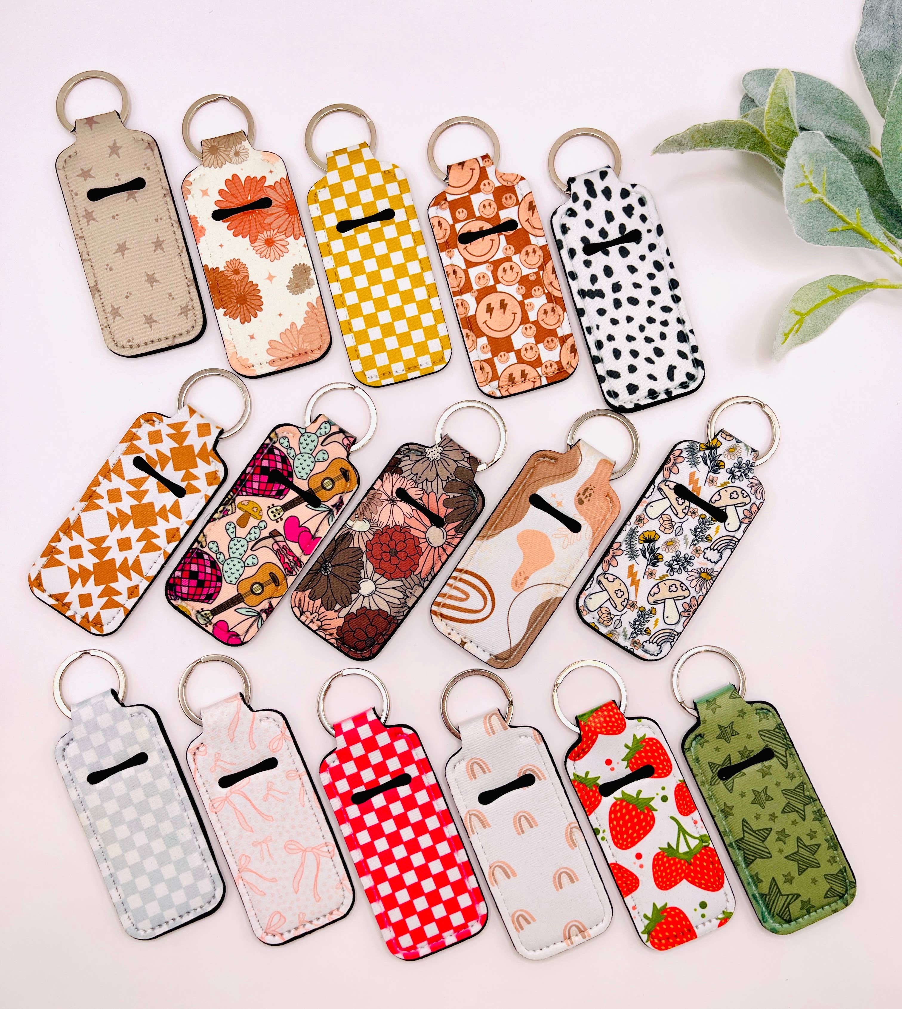 Chapstick Holder Keychain | Trendy Accessory