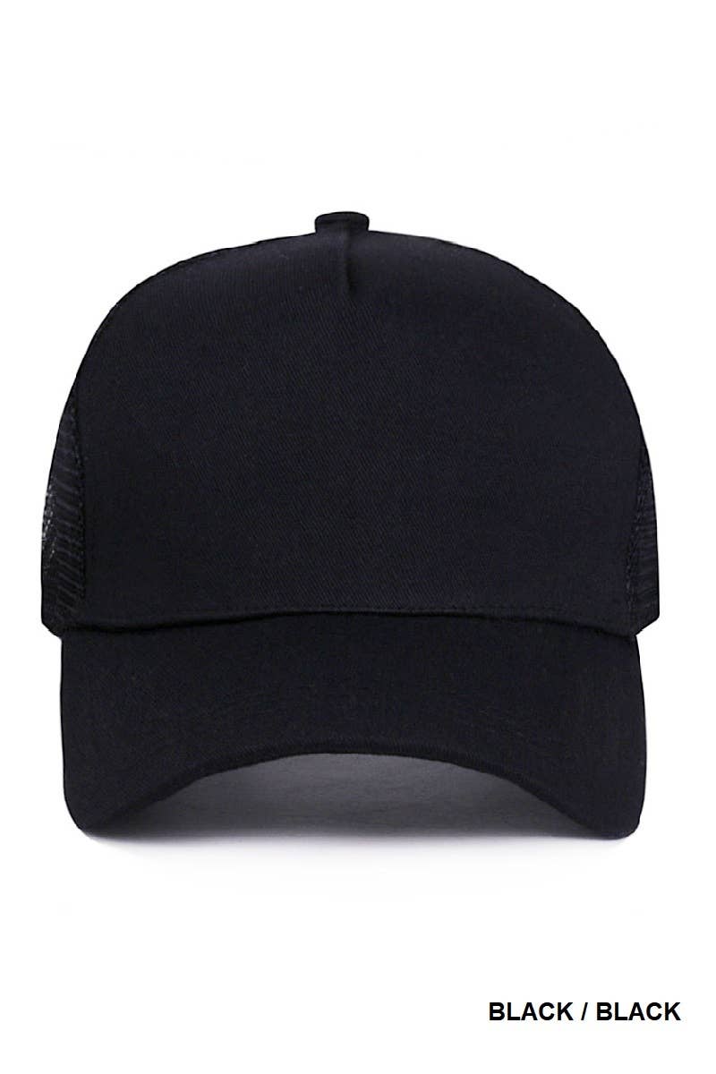 Colorblock Classic Mesh Back Trucker Cap