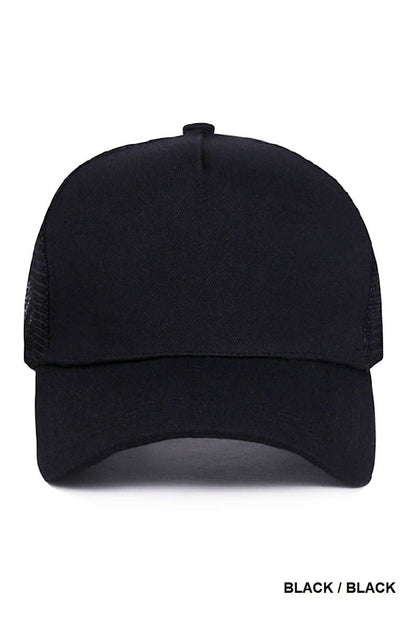 Colorblock Classic Mesh Back Trucker Cap