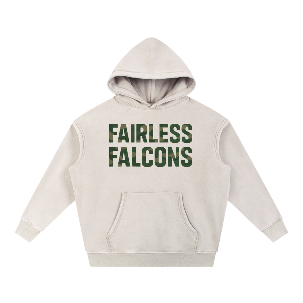 Snow Wash Fleece Oversize Hoodie